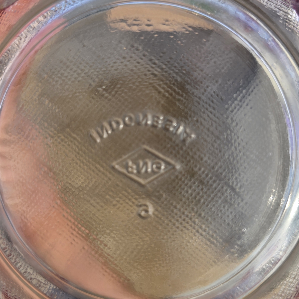 Glass Plate with Grape Design - Picture 3 of 4